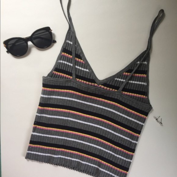PacSun striped crop top - Picture 2 of 2